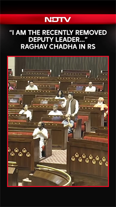 Raghav Chadha News | Raghav Chadha Takes Dig At Aam Aadmi Party In Rajya Sabha