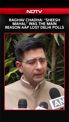 Raghav Chadha: &ldquo;Sheesh Mahal&rdquo; Was The Main Reason AAP Lost Delhi Elections