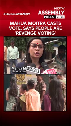Bengal Polls | Mahua Moitra Casts Vote, Says People Are 'Revenge Voting'