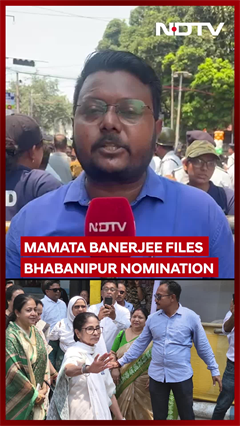 Mamata Banerjee Files Bhabanipur Nomination Amid Massive Show Of Strength