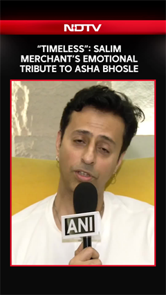 Asha Bhosle Death News | "Timeless": Salim Merchant's Emotional Tribute To Asha Bhosle