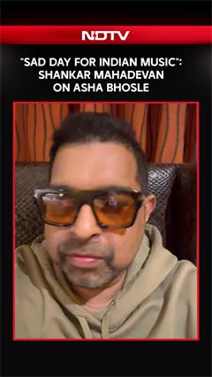Asha Bhosle Death | "A Very Sad Day For Indian Music": Shankar Mahadevan On Asha Bhosle