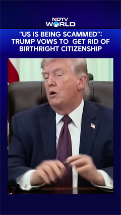 "Babies Of Slaves": Trump's Bizarre Rant As He Vows To Get Rid Of Birthright Citizenship