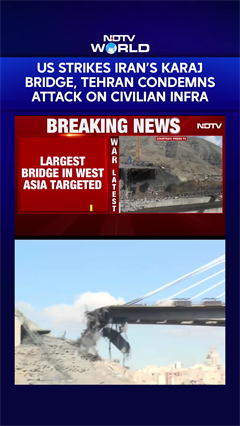 Iran Accuses US Of Targeting Civilian Infrastructure As US Strikes Karaj Bridge