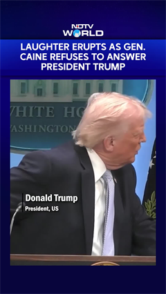 Laughter Erupts At White House Briefing As Gen Caine Refuses To Answer Trump