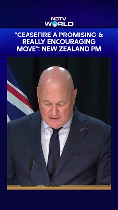 "Ceasefire A Promising And A Really Encouraging Move": New Zealand PM Christopher Luxon