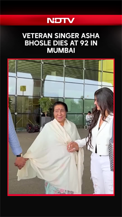 Veteran Singer Asha Bhosle Dies At 92 In Mumbai