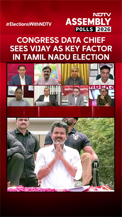 Congress Data Chief Sees Vijay As Key Factor In Tamil Nadu Election