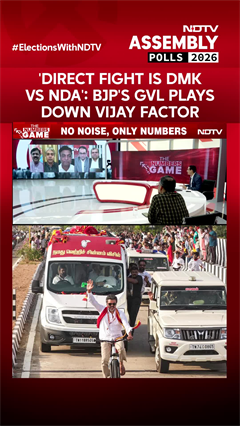 'Direct Fight Is DMK Vs NDA': BJP's GVL Plays Down Vijay Factor