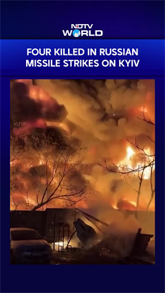 Four Killed In Russian Missile Strikes On Kyiv