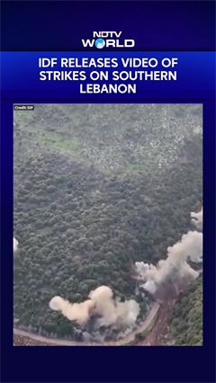 IDF Releases New Video Of Strikes On Lebanon