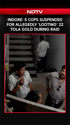 Viral Video | Indore: 5 Cops Suspended Over &lsquo;22 Tola Gold Loot&rsquo; During Raid, Bribery Claims Surface