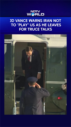 JD Vance Warns Iran Not To 'Play' US As He Leaves For Truce Talks