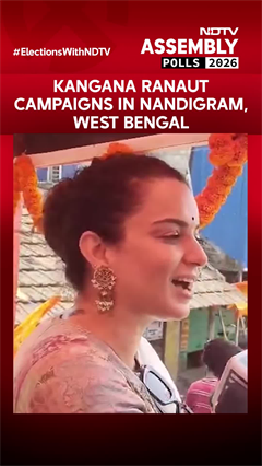 West Bengal Elections | Kangana Ranaut Campaigns In Nandigram, West Bengal