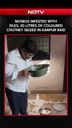 Momos Infested With Flies, 20 Litres Of Coloured Chutney Seized In Kanpur Raid