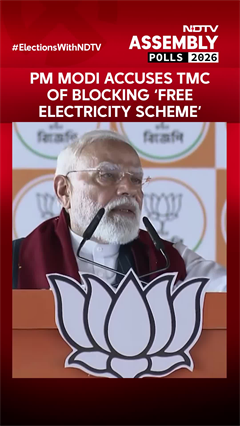 West Bengal Elections | PM Modi Accuses TMC Of 'Blocking' Free Electricity Scheme