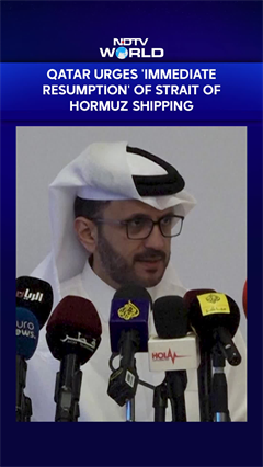 Qatar Urges 'Immediate Resumption' of Strait of Hormuz Shipping