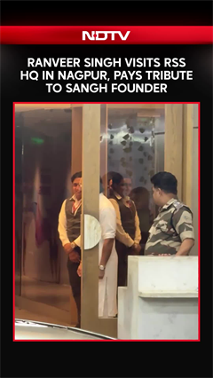 Ranveer Singh | Ranveer Singh Visits RSS HQ In Nagpur, Pays Tribute To Sangh Founder