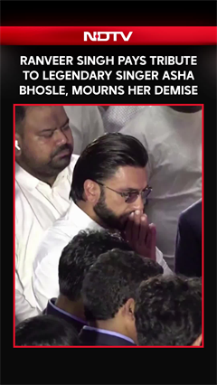 Ranveer Singh Pays Tribute To Legendary Singer Asha Bhosle, Mourns Her Demise