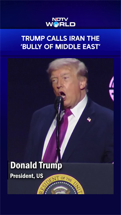 Trump Calls Iran The 'Bully Of Middle East'
