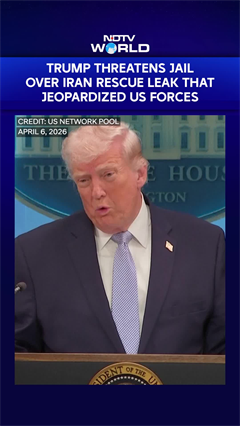 Trump Threatens Jail for Journalist Over Iran Rescue Leak: National Security Warning