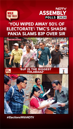 &lsquo;You Wiped Away 50% of Electorate&rsquo;: TMC's Shashi Panja Targets BJP Over SIR Voter Deletion Row