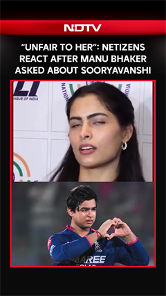 "Unfair To Her": Netizens React After Manu Bhaker Asked About Vaibhav Sooryavanshi