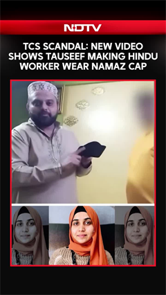 TCS Scandal: New Video Shows Tauseef Making Hindu Worker Wear Namaz Cap
