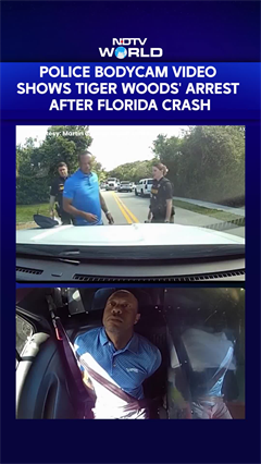 Video: Police Bodycam Footage Shows Tiger Woods Being Arrested After Florida Crash