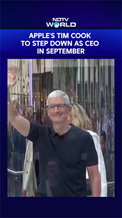 Apple's Tim Cook To Step Down As CEO In September