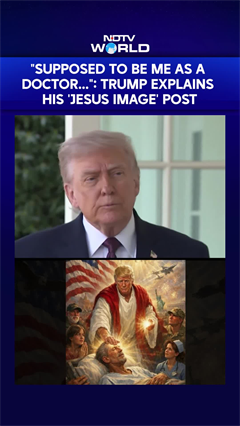'It Was Me As A Doctor': Trump Explains AI Jesus Image That He Posted On His Truth Social Handle