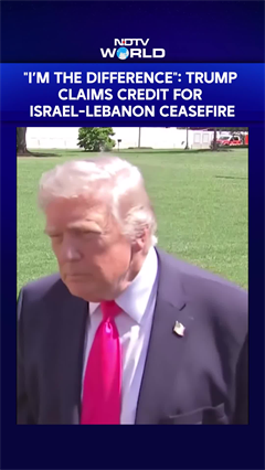 "I&rsquo;m The Difference": Trump Claims Credit for Israel-Lebanon Ceasefire