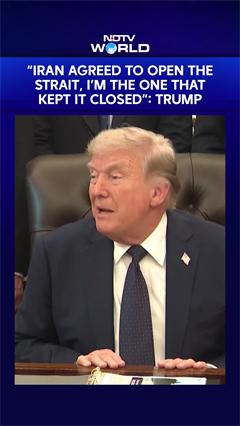"Iran Agreed To Open The Strait, I'm The One That Kept It Closed": Trump