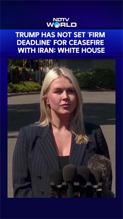 Trump Has Not Set 'Firm Deadline' For Ceasefire With Iran: White House