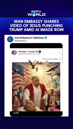Iran Embassy Shares Video of Jesus Punching Trump Amid AI Image Controversy