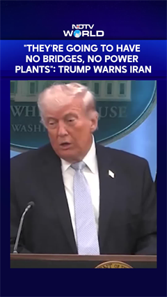 "They're Going To Have No Bridges, No Power Plants": Trump Warns Iran