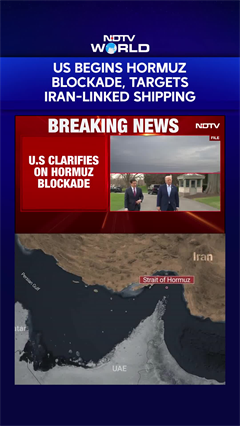 Donald Trump News | Strait Of Hormuz Tensions Spike As US Enforces Partial Blockade