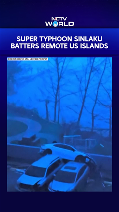Video: Powerful Winds From Super Typhoon Sinlaku Continue To Impact US Islands In The Pacific