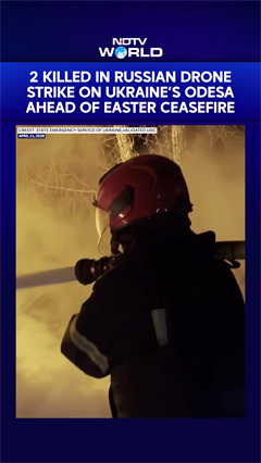 2 Killed In Russian Drone Strike On Ukraine&rsquo;s Odesa Ahead Of Easter Ceasefire