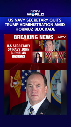 Iran War | US Navy Secretary Quits Trump Administration Amid Hormuz Blockade