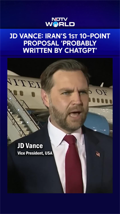 JD Vance: Iran&rsquo;s First 10‑Point Peace Proposal &lsquo;Probably Written By ChatGPT'