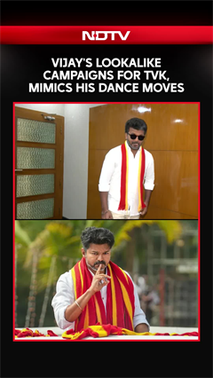 NDTV Interviews Vijay's Lookalike As He Campaigns For TVK In Tamil Nadu Elections