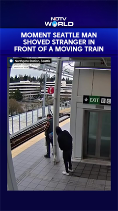 Viral Video: Moment Seattle Man Shoved Stranger In Front Of A Moving Train