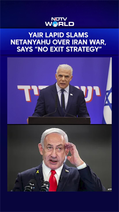 Yair Lapid Slams Netanyahu Govt Over Iran War, Says &ldquo;No Exit Strategy&rdquo;