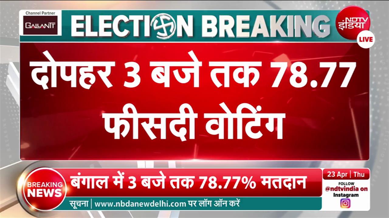 बंगाल में बंपर वोटिंग का क्या मतलब? दोपहर 3 बजे हो गया इतने प्रतिशत मतदान
