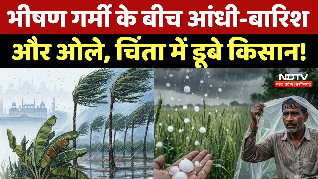Weather Update: गर्मी से राहत लेकिन Farmers पर टूटा मुसीबत का पहाड़! Rain Alert | MP Heat Wave