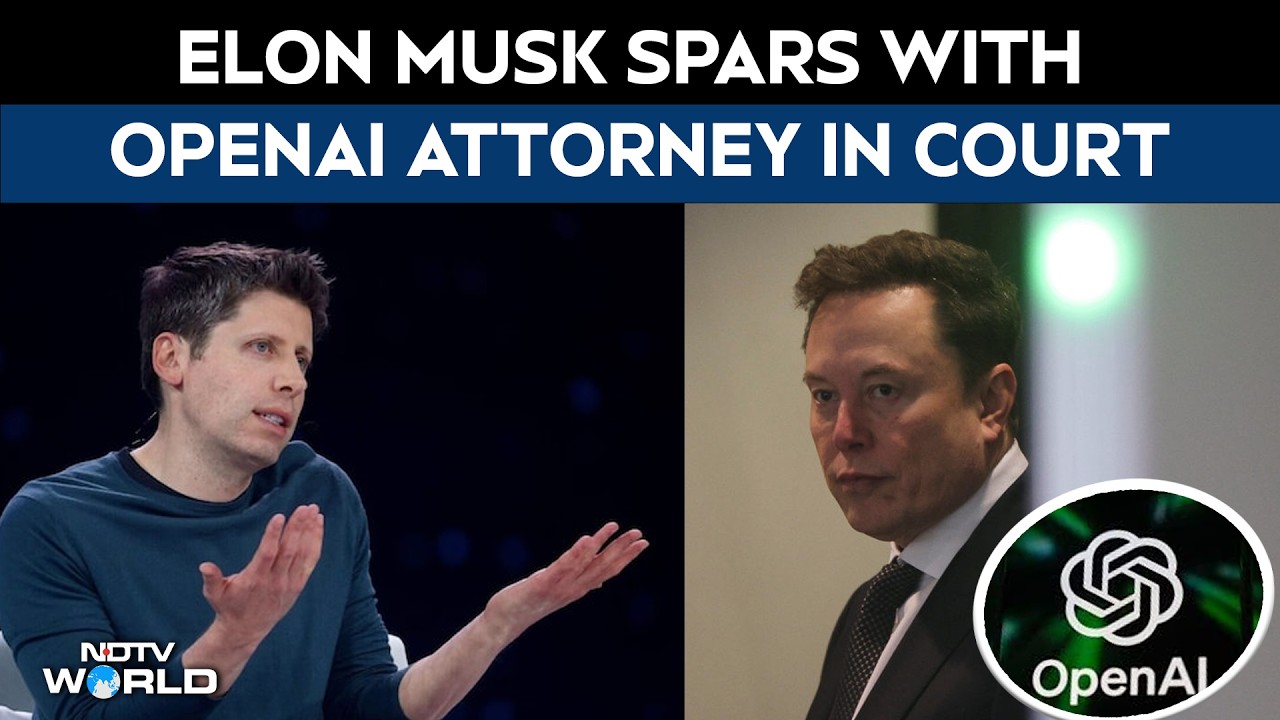 Elon Musk OpenAI Trial | Musk Spars With OpenAI Attorney, Grilled On AI Profits