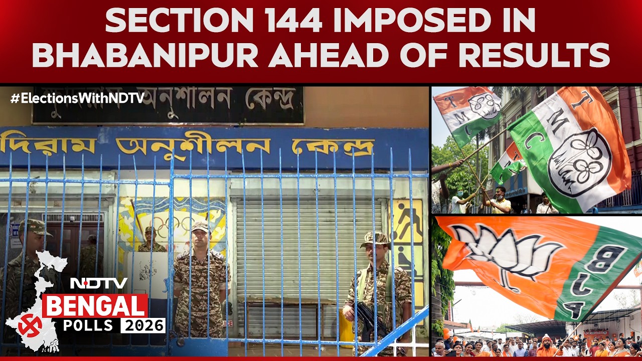 Section 144 Imposed Near Bhabanipur Ahead Of West Bengal Election Results