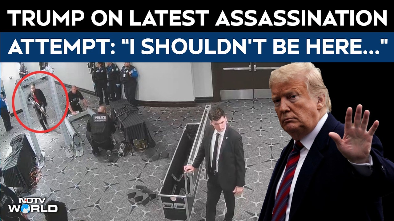 Trump Speaks On Latest Assassination Attempt, Iran Leadership, And EU Tariffs In Florida Speech