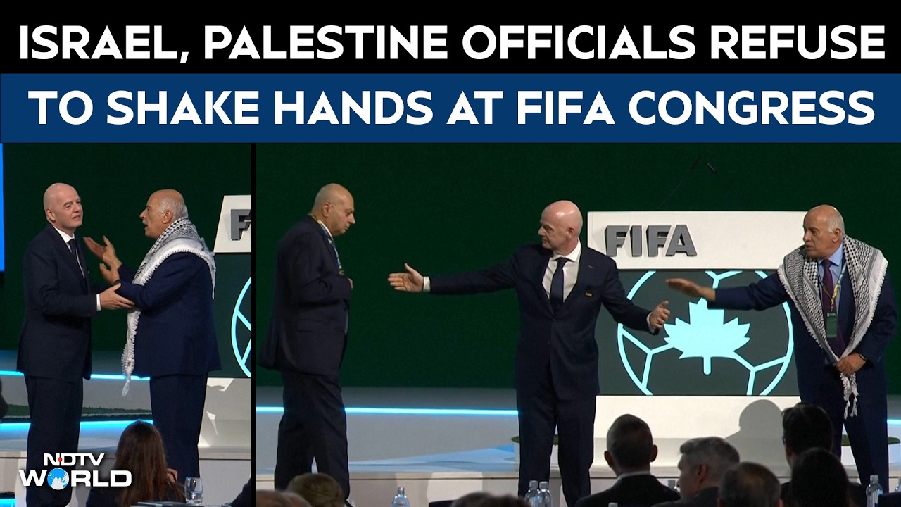 Palestinian And Israeli Football Officials Refuse To Shake Hands At FIFA Congress